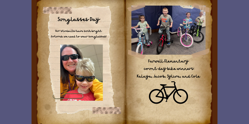 Sunglasses Day and Bike Winners Scrapbook Pages