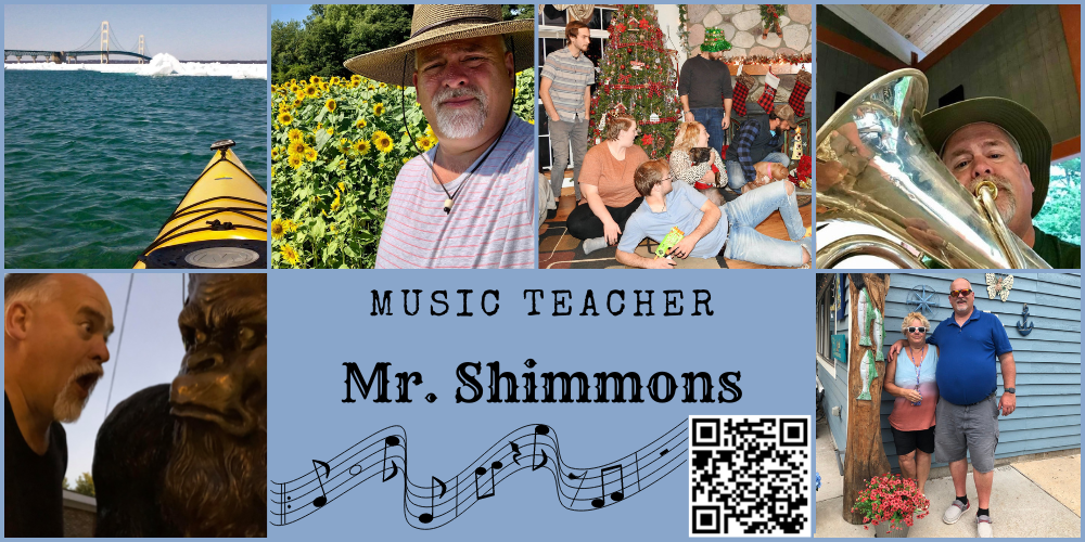 Music Teacher Mr. Shimmons