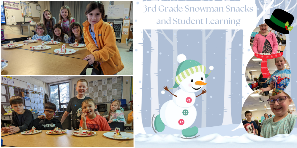 3rd Grade Snowman Snacks and Student Learning