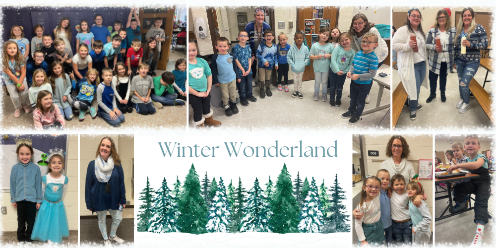 winter wonderland dress up day students and staff photos