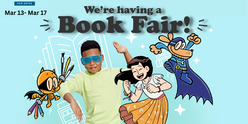 book fair kids and cartoons