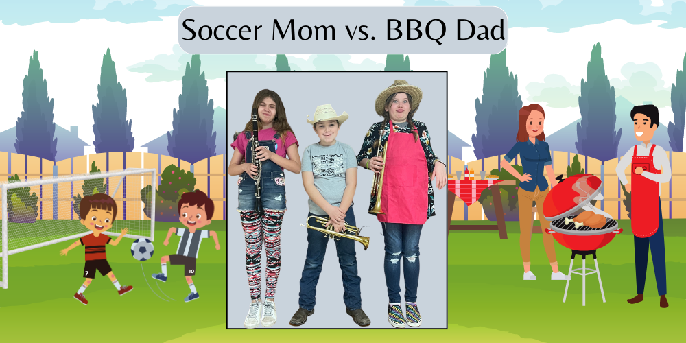 soccer mom vs. bbq dad
